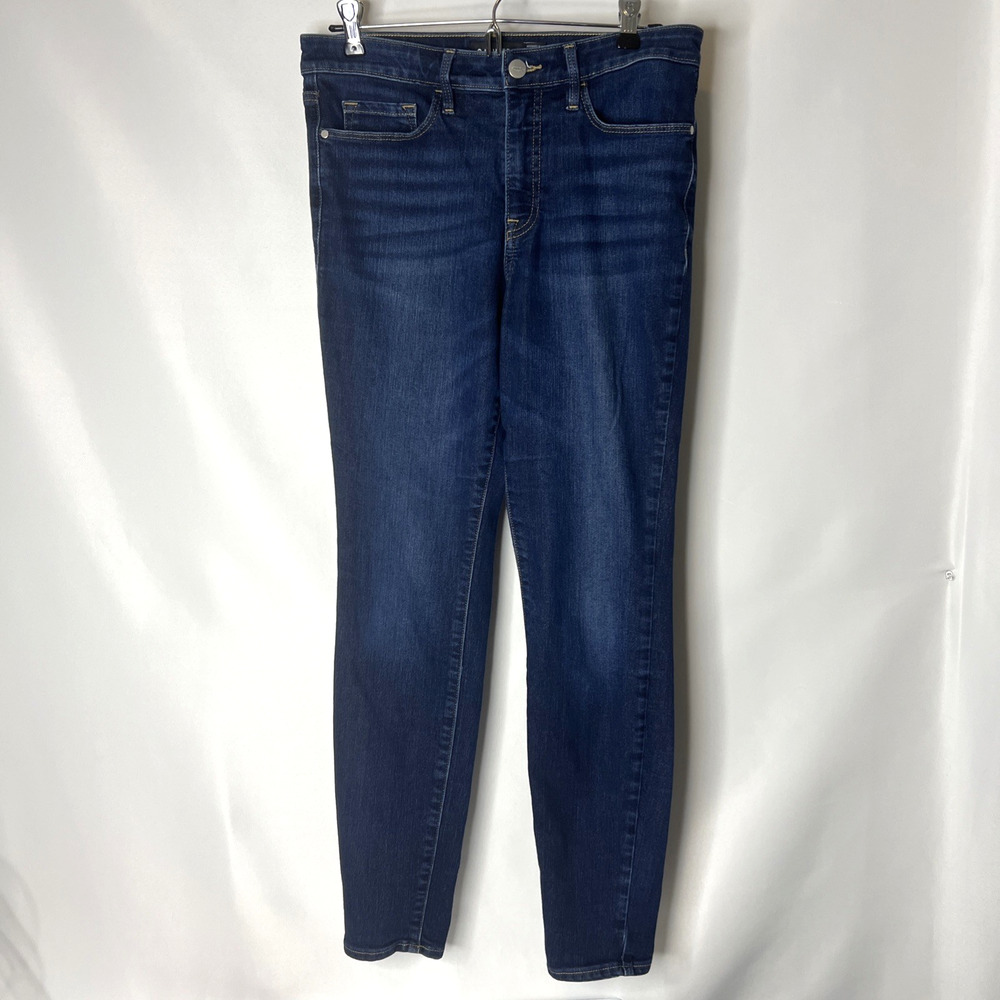 Athleta Sculptek Jeans Women's Size 8 Skinny Straight Jeans Dark Wash
